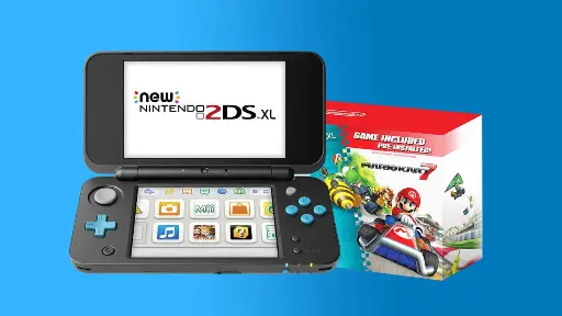 [9008] NINTENDO 2DS+Mario Kart 7 Console